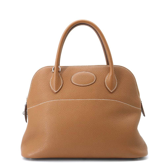 HERMES Bolide Gold Taurillon Clemence Size 31