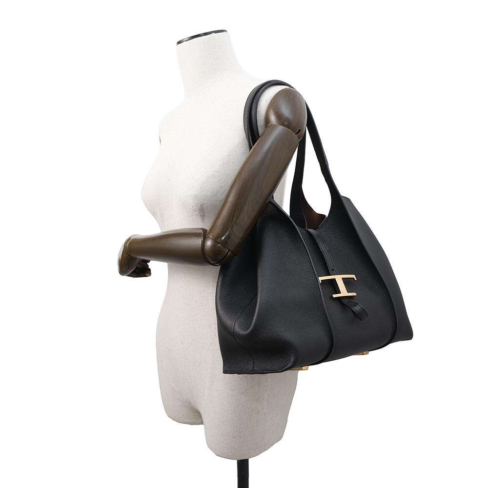 TOD’S Timeless Shopping Bag BlackXBWTSBA0200Q8EB999 Leather Size Small