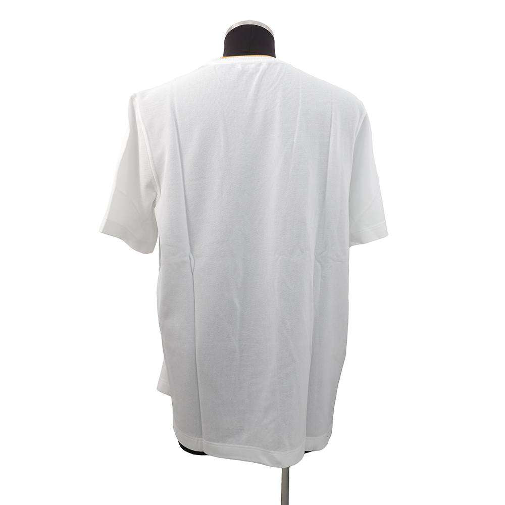 HERMES Saddle Stitch T-Shirt Size XXL WhiteH937565HA90XXL Cotton100%