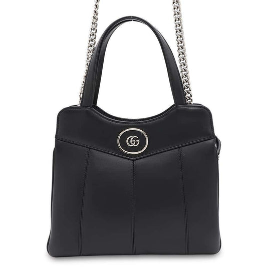 GUCCI Petit GG Small 2way Bag Black745918 Leather