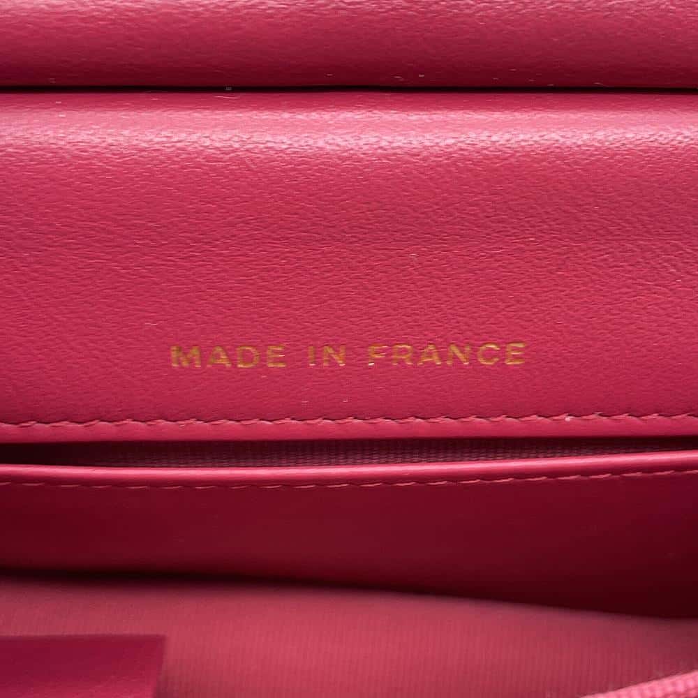 CHANEL Matelasse ChainClutch Bag RedAP2271 Lambskin