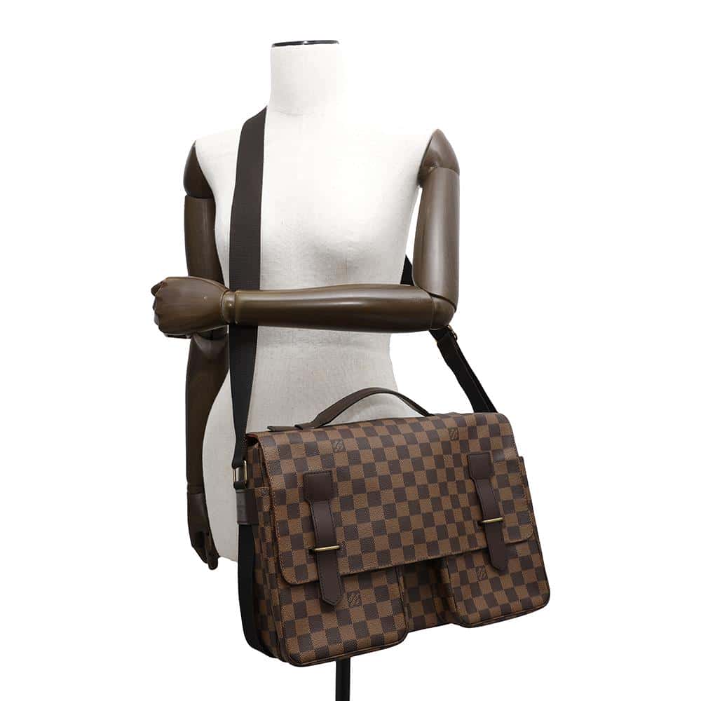 LOUIS VUITTON Broadway RedN42270 Damier Ebene Canvas