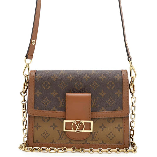 LOUIS VUITTON Dauphine NoirM45958 Monogram Monogram Reverse Canvas Size MM