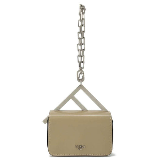FENDI First Site Nano Beige7AS173 Leather