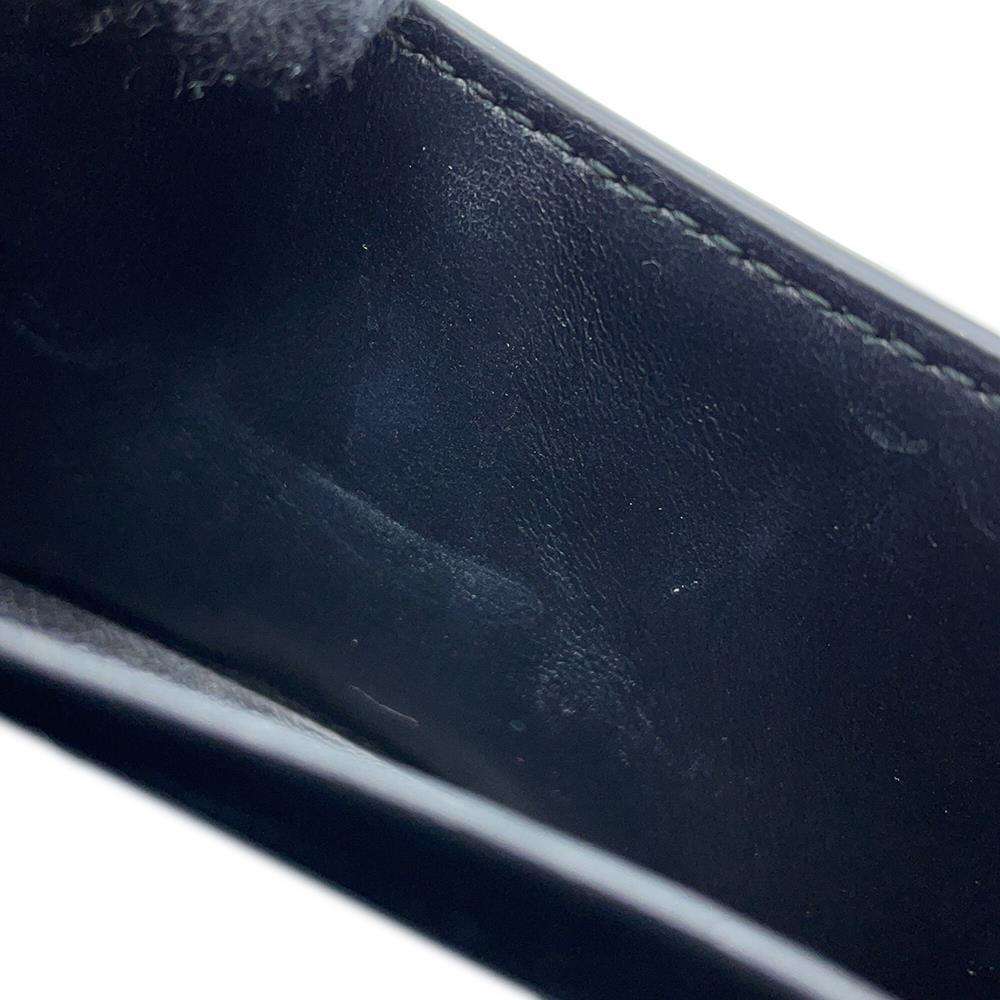 BALENCIAGA Hourglass Mini Bag Black664676 Embossed Leather Size XS