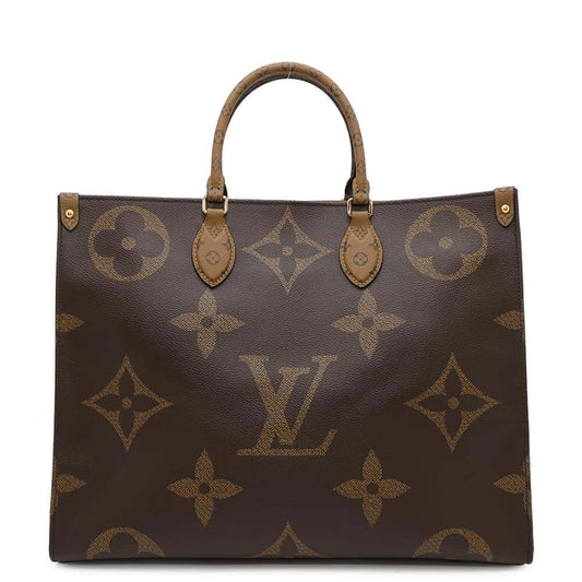 LOUIS VUITTON Onthego RedM44576 Monogram Monogram Reverse Canvas Monogram Giant Size GM