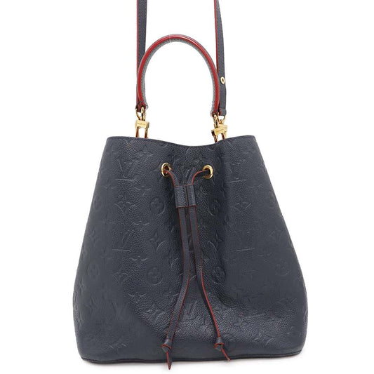 LOUIS VUITTON Neonoe Marine RougeM45306 Monogram Empreinte Leather