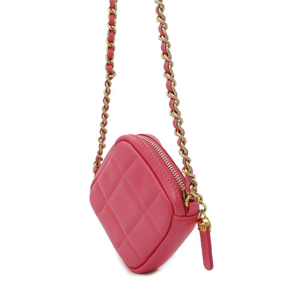 CHANEL CC Logo ChainShoulder Bag PinkAP1926 Lambskin