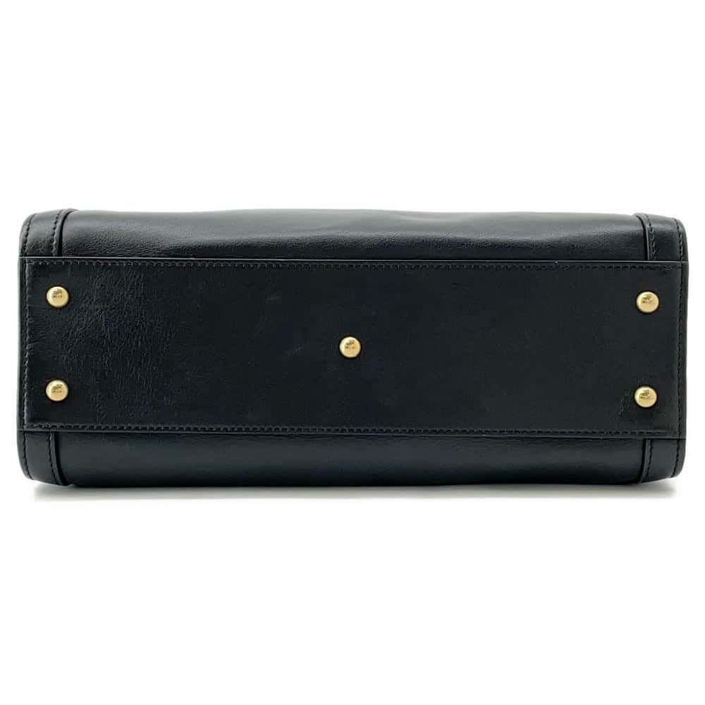 GUCCI Diana Small Bamboo 2way Handbag Black660195 Leather Size Small