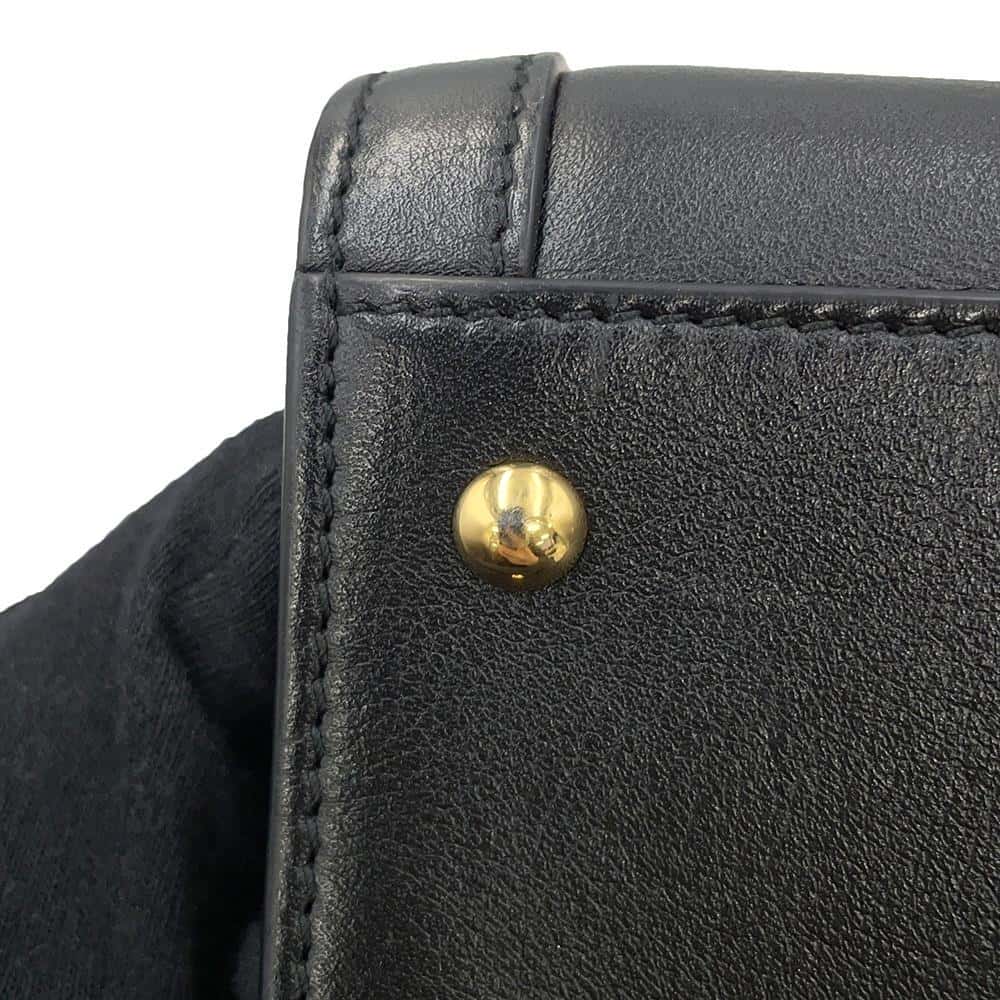 GUCCI Diana Small Bamboo 2way Handbag Black660195 Leather Size Small
