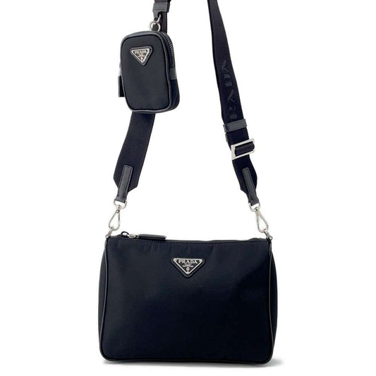 PRADA Re-Nylon Shoulder Bag Black2VH113 Nylon