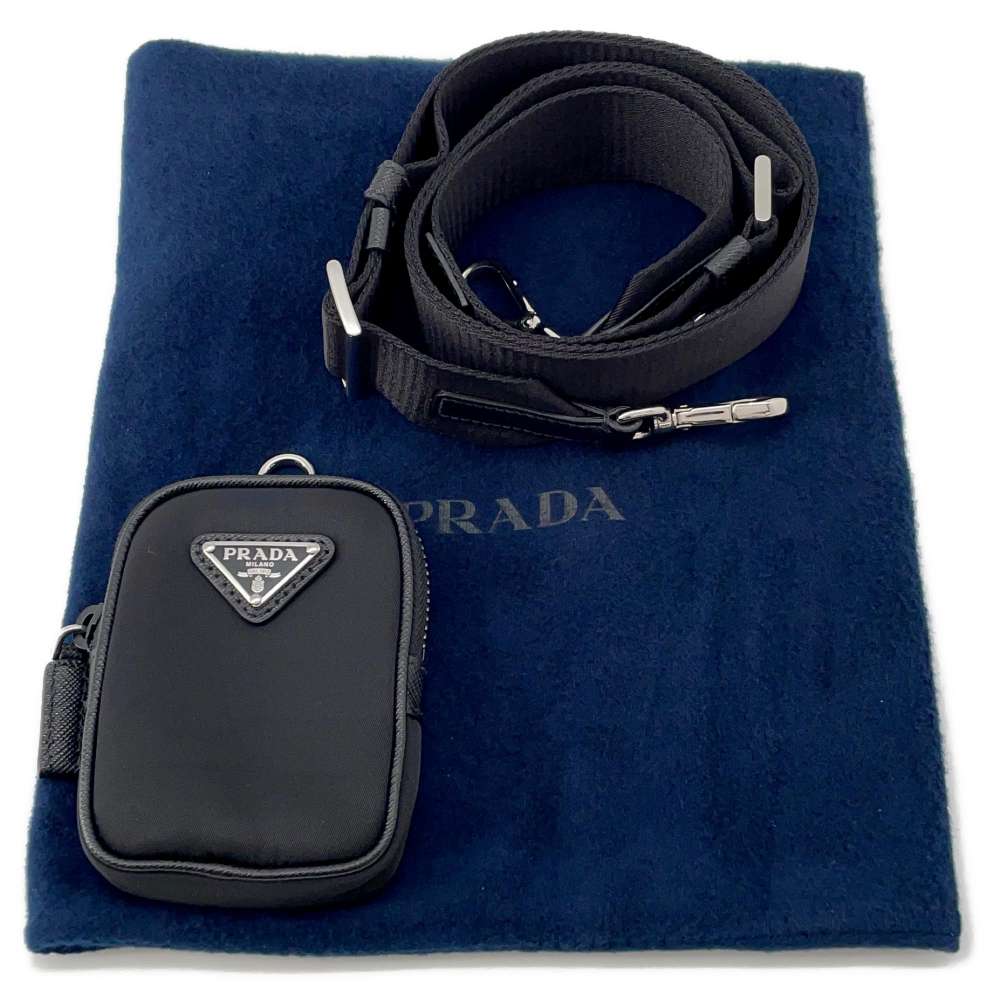 PRADA Re-Nylon Shoulder Bag Black2VH113 Nylon