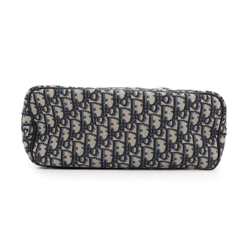 Dior Oblique Backpack Navy/Black Leather Canvas