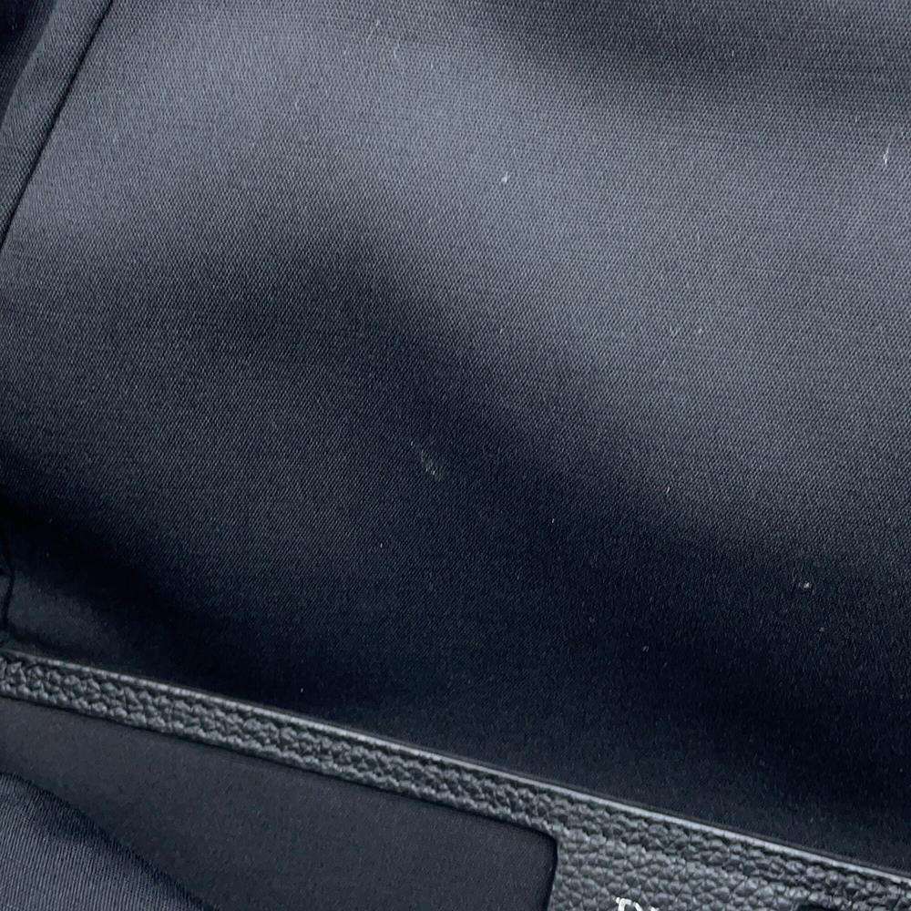 Dior Oblique Backpack Navy/Black Leather Canvas