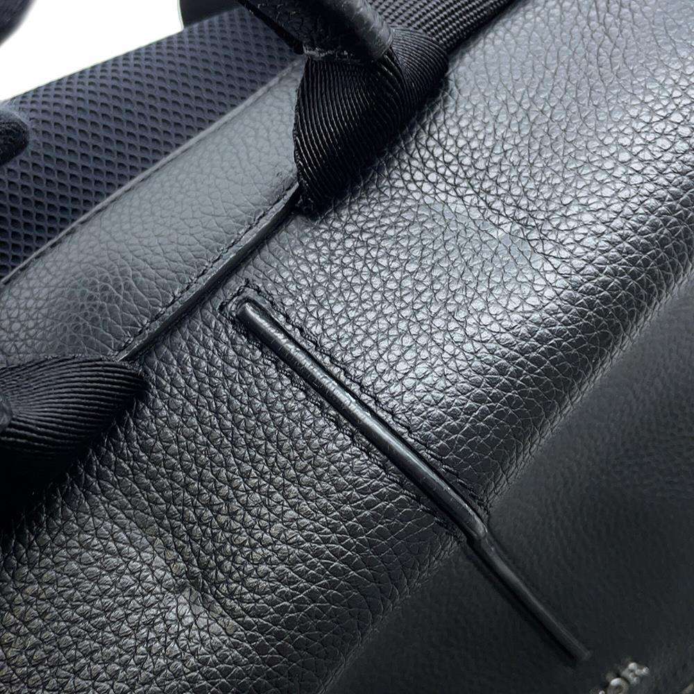 Dior Oblique Backpack Navy/Black Leather Canvas