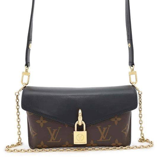 LOUIS VUITTON Padlock on Strap NoirM80559 Monogram