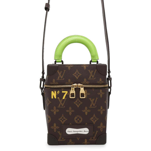 LOUIS VUITTON Vertical Box Trunk GreenM59664 Monogram