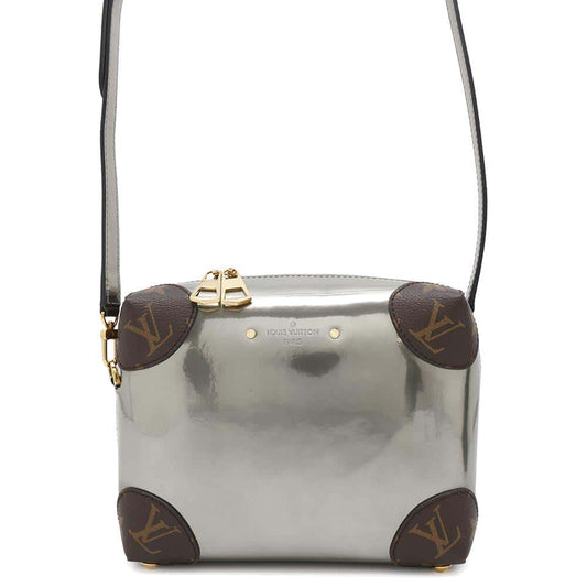 LOUIS VUITTON Venice Gris MetalM52758 Monogram Patent Leather