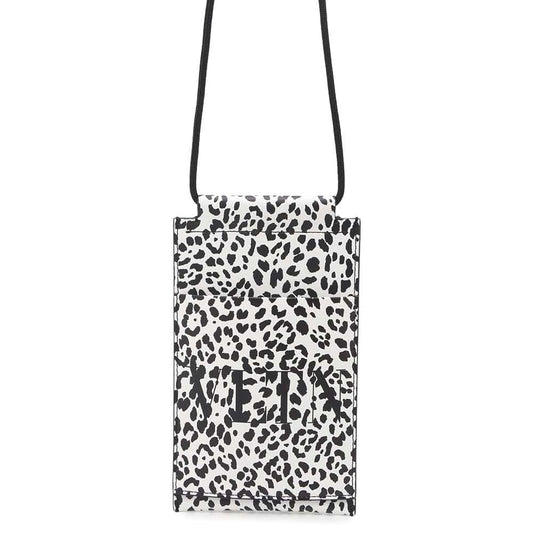 Valentino Garavani VLTN Leopard Smartphone Case Multi Pochette White/BlackWY0P0T13MHK Leather