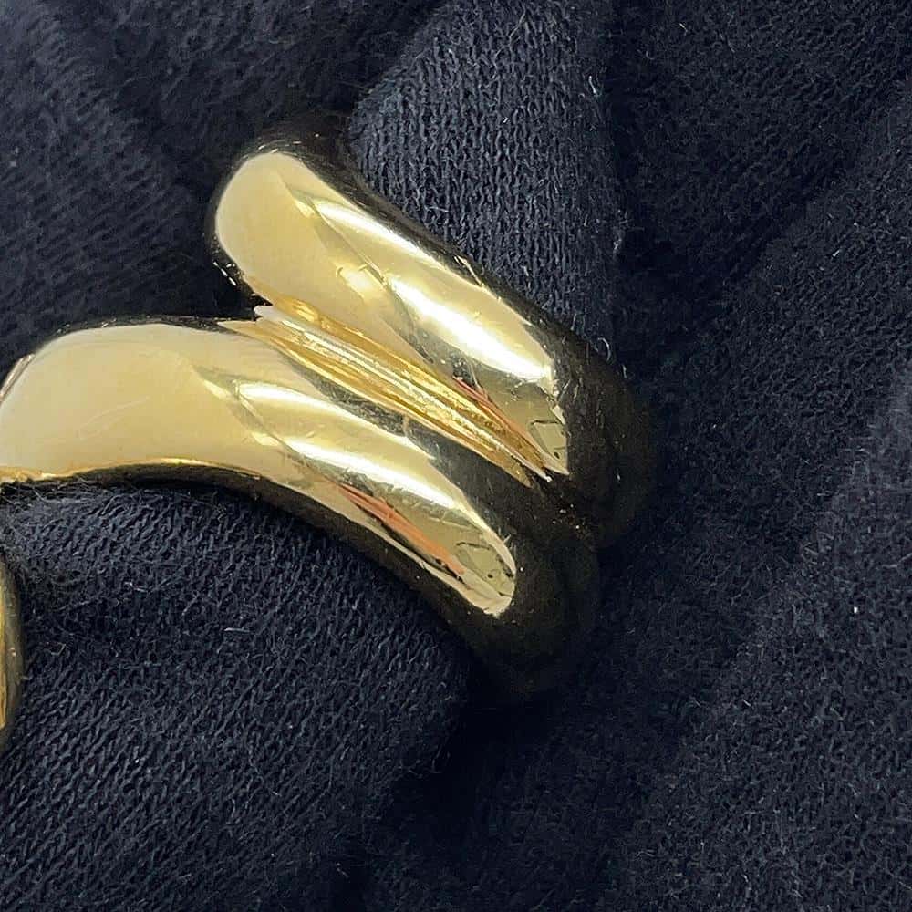 LOUIS VUITTON Ring Size S GoldMP1955 Metal