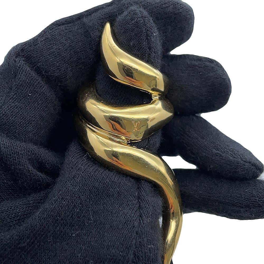 LOUIS VUITTON Ring Size S GoldMP1955 Metal
