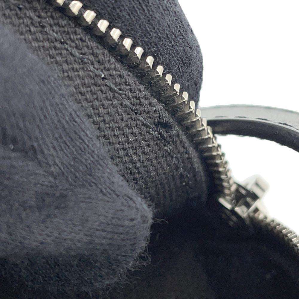 CHANEL Matelasse Uniform Crossbody Bag Black Lambskin