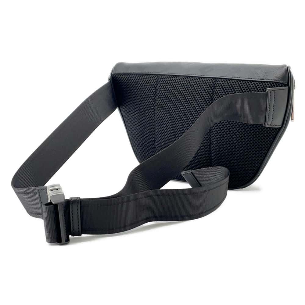 FENDI Zucca Crossbody Bag Black7VA562 Leather