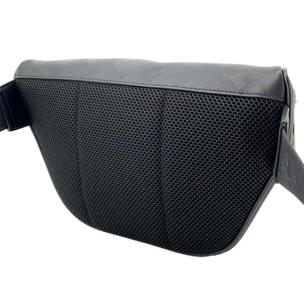 FENDI Zucca Crossbody Bag Black7VA562 Leather