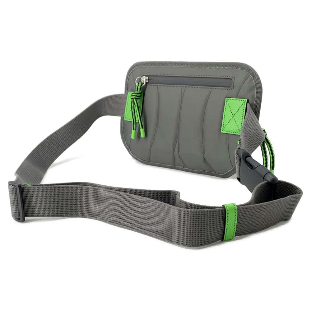 GUCCI GGNylon Belt Bag Gray/Red/Green752102 Nylon Rubber