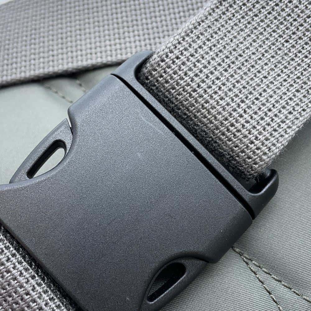 GUCCI GGNylon Belt Bag Gray/Red/Green752102 Nylon Rubber