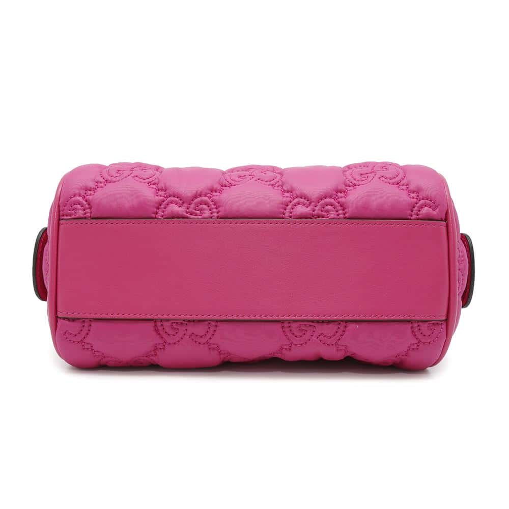 GUCCI GGMatelasse 2WAY Mini Travel Bag Pink702251 Nylon Leather