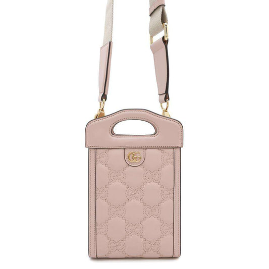 GUCCI GGMatelasse 2WAYHandbag Pink723776 Leather