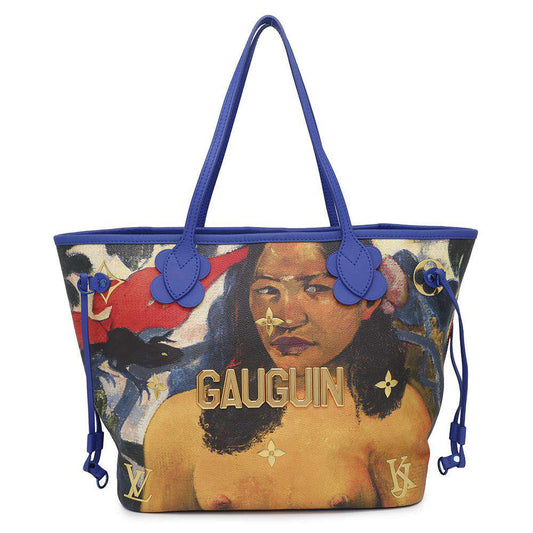 LOUIS VUITTON Neverfull Blue/MulticolorM43359 Monogram Celty Masters Collection Gauguin Size MM