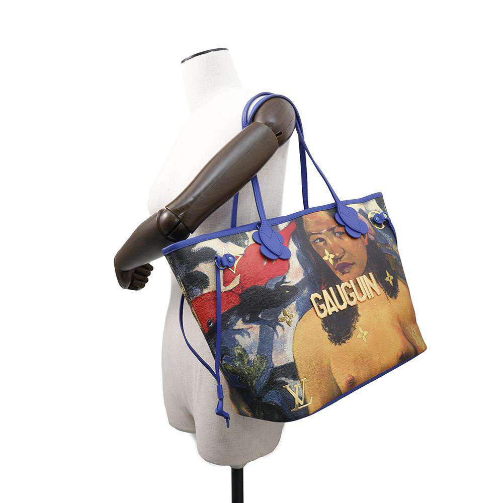 LOUIS VUITTON Neverfull Blue/MulticolorM43359 Monogram Celty Masters Collection Gauguin Size MM