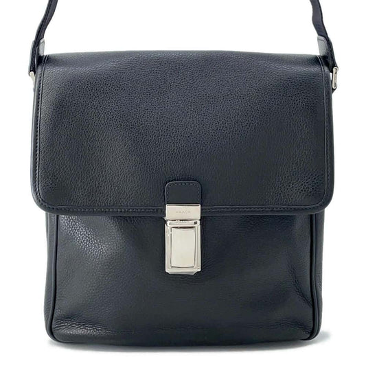 PRADA Shoulder Bag BlackVA1055 Calf Leather