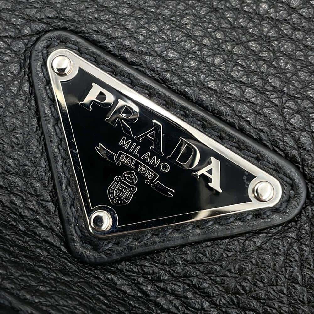 PRADA Shoulder Bag BlackVA1055 Calf Leather