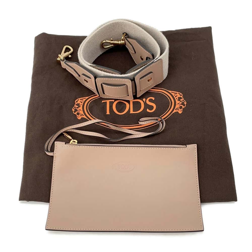 TOD’S TCase 2wayBag Jasmin Flower Leather