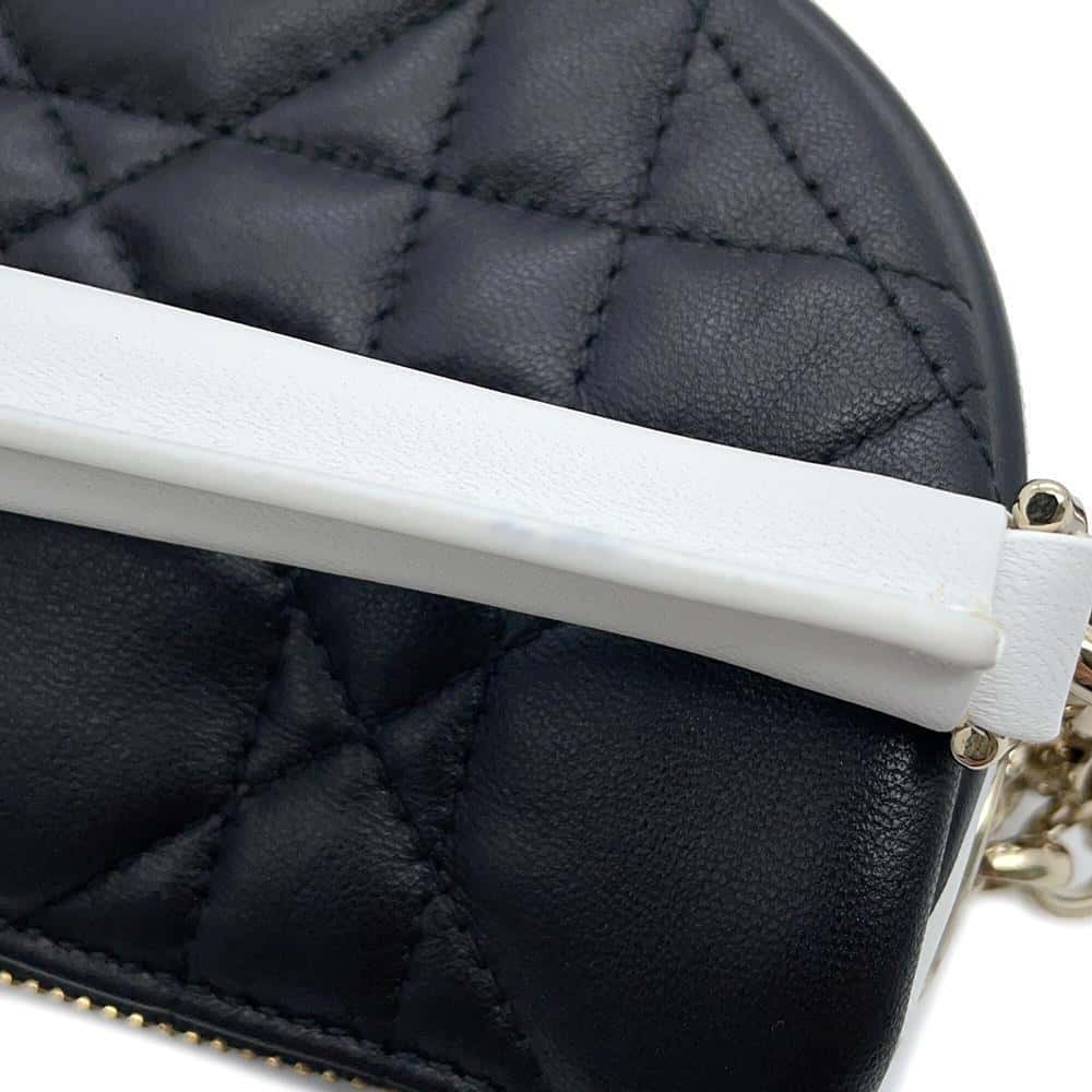 Dior Dior Vibe Black/WhiteS7200ONOA Lambskin Size micro