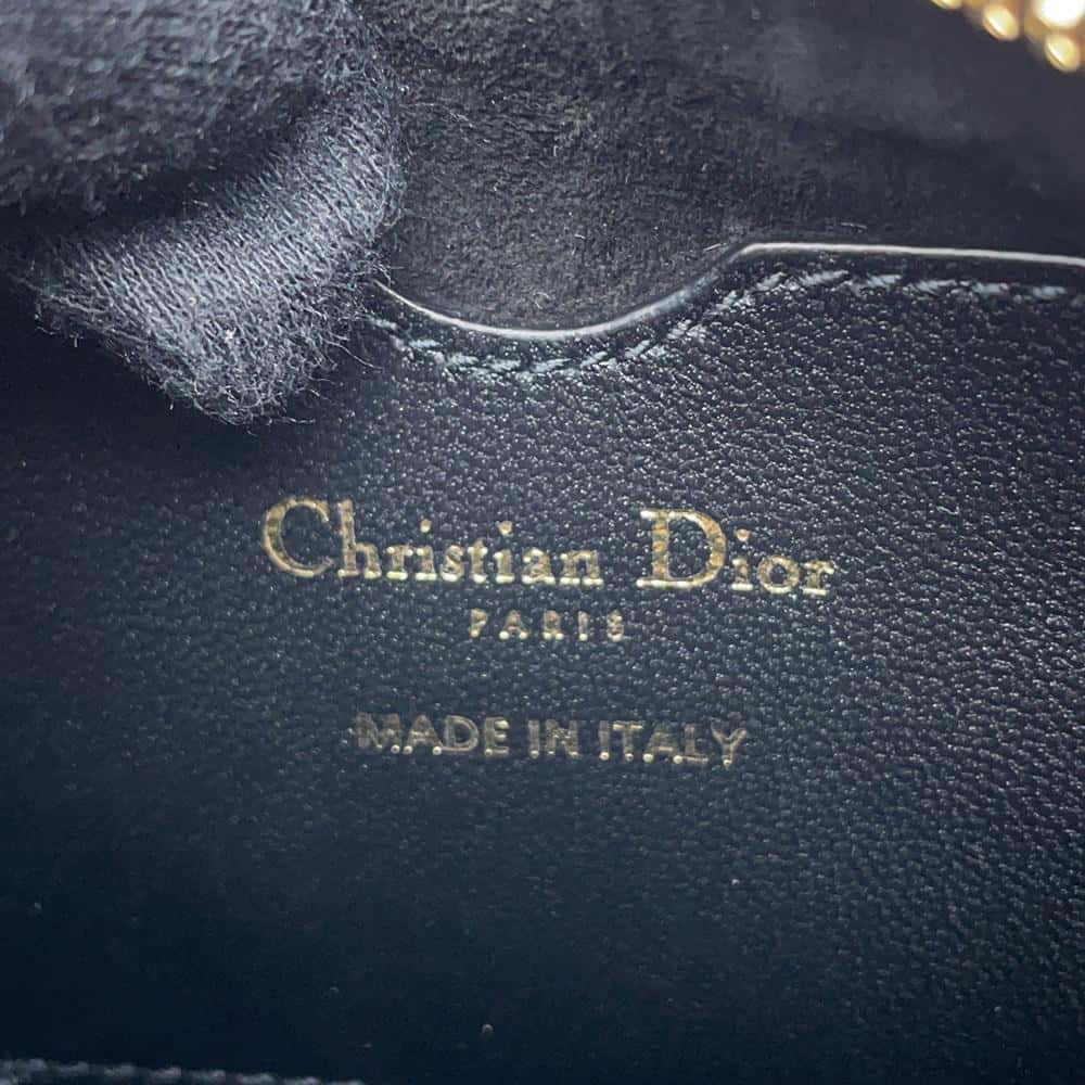 Dior Dior Vibe Black/WhiteS7200ONOA Lambskin Size micro