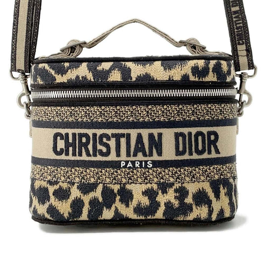 Dior Vanity Leopard Beige Canvas
