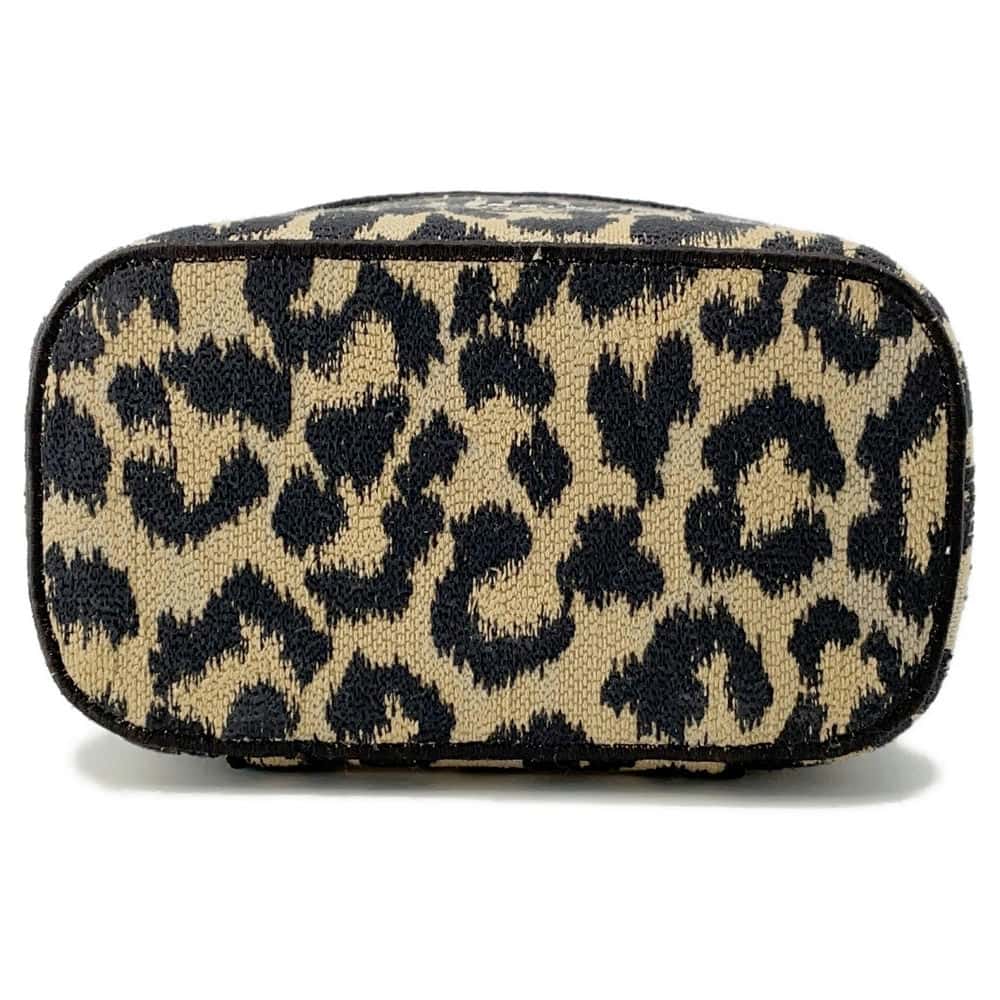 Dior Vanity Leopard Beige Canvas