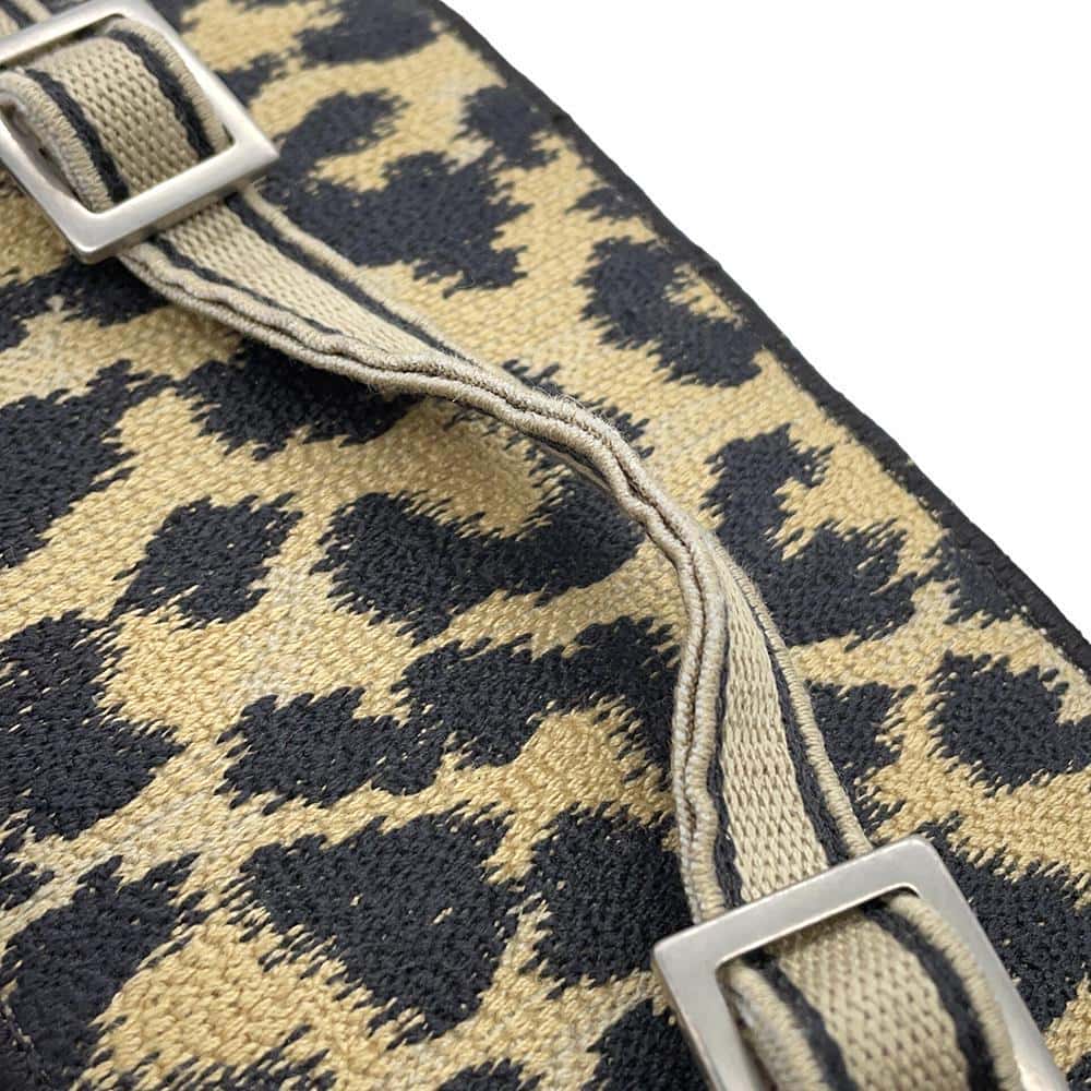 Dior Vanity Leopard Beige Canvas