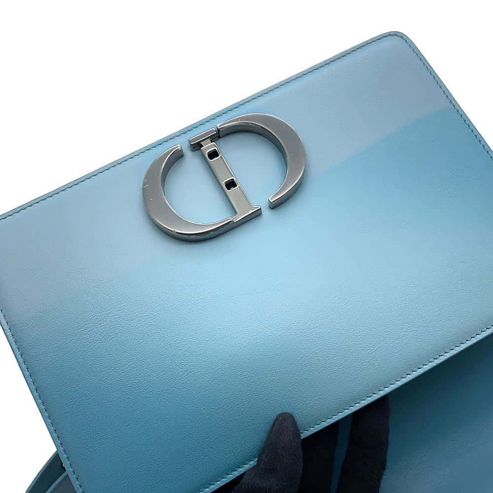 Dior 30 Montaigne Gradation Blue Leather