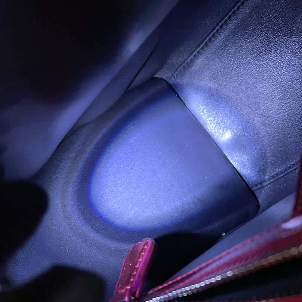 Dior Lady Dior Micro Cannage MetalicPink Patent Leather Size Medium