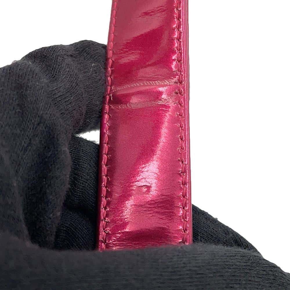 Dior Lady Dior Micro Cannage MetalicPink Patent Leather Size Medium