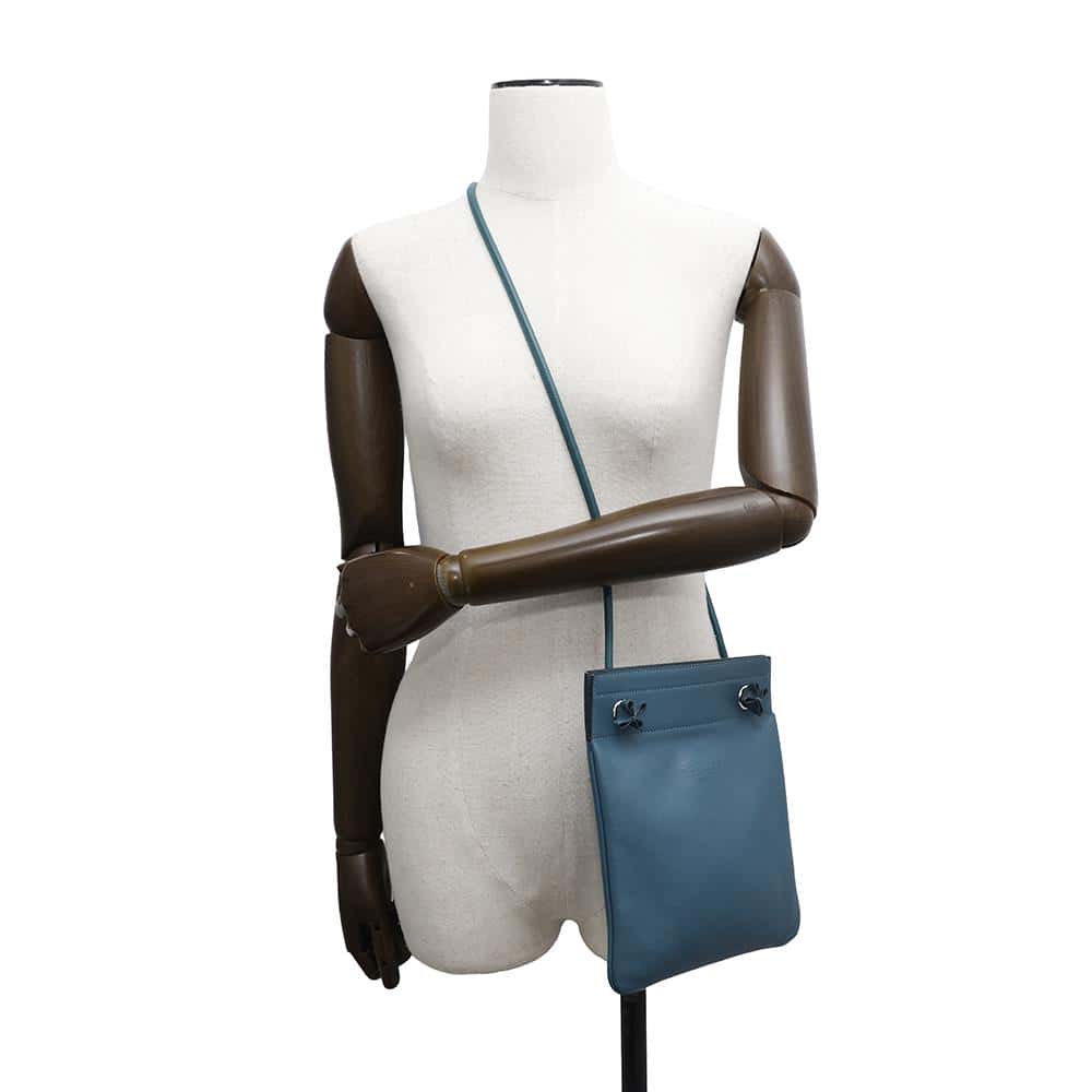 HERMES Aline VertBosphore Swift Leather Size Mini