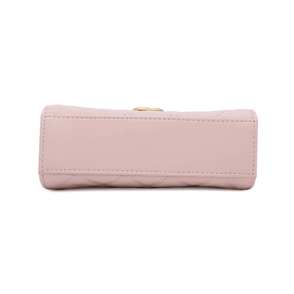 CHANEL Matelasse Top Handle PinkAP2945 Lambskin