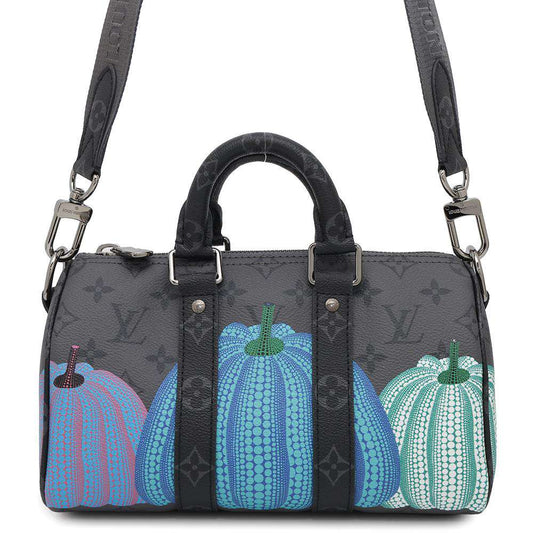 LOUIS VUITTON LVxYK Keepall Bandouliere NoirM46437 Monogram Eclipse Reverse Size 25