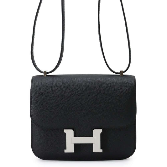 HERMES Constance3 Miroir Black Epsom Size Mini