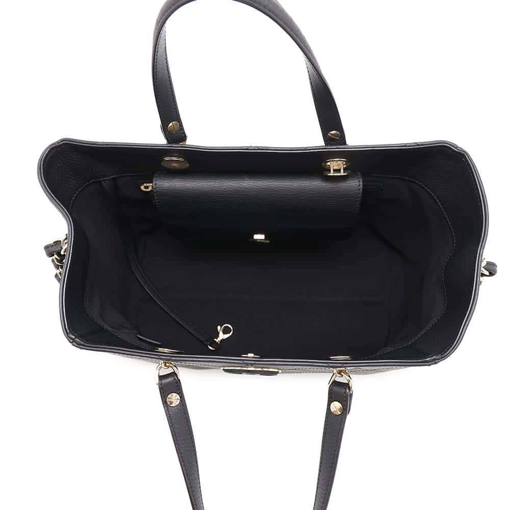 CHANEL Matelasse Shopping Bag BlackAS0355 Bullskin Size Small